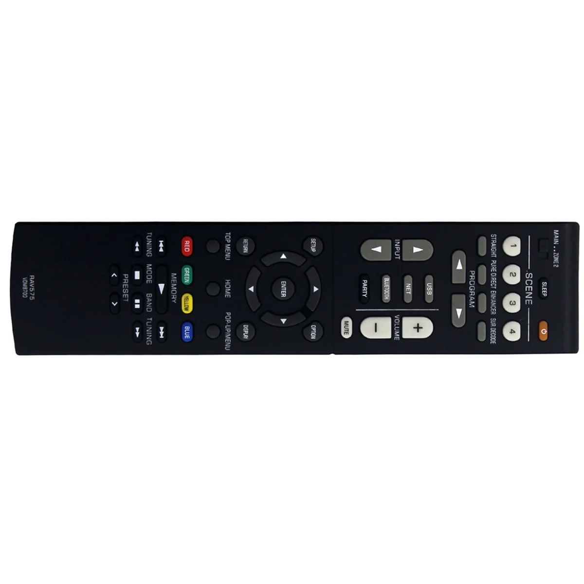 A57G-RAV575 Replacement Remote Control for Yamaha RXV6A TSR700 TSR-700 TSR 700 Receiver System RX-V6A TSR-700 VDM87000