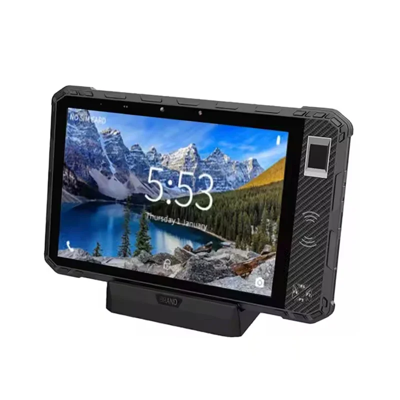 

Factory price 10.1 Inch Rugged Biometric tablet FAP20 FAP30 Fingerprint scanner terminal 5G Android Industrial Rugged Tablet