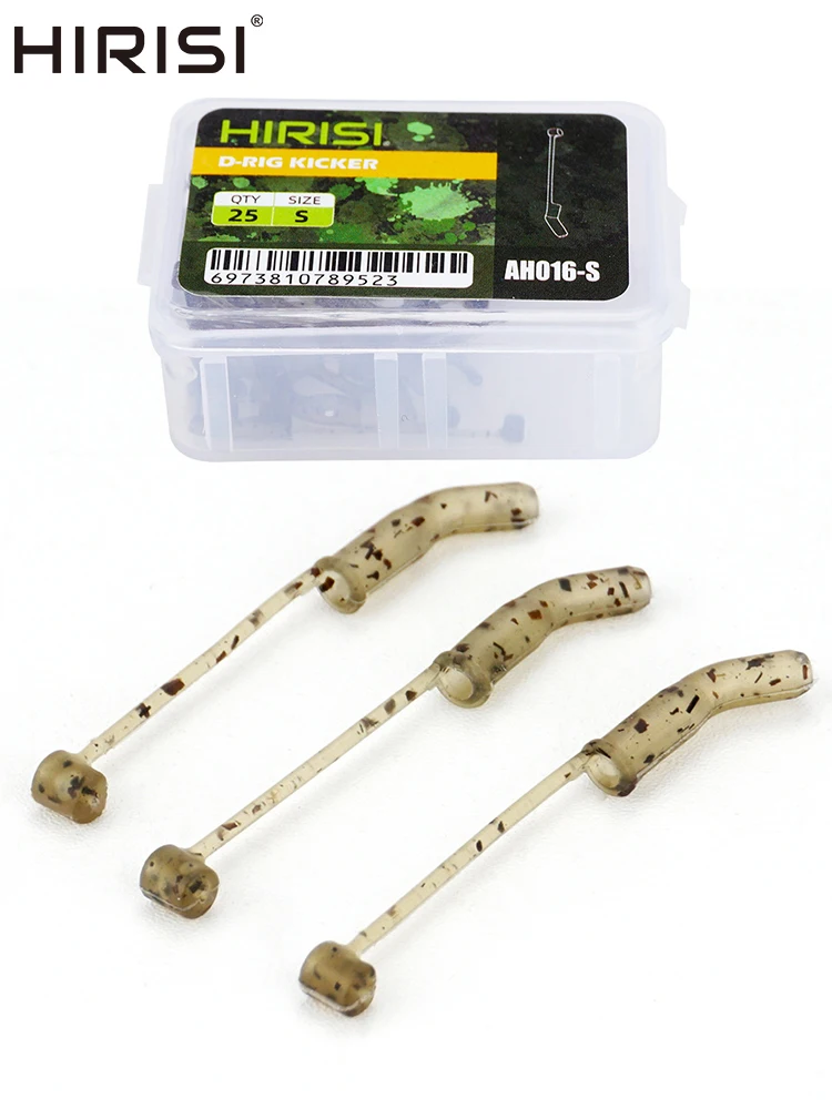 Hirisi 25 pièces accessoires de pêche à la carpe manchons de crochet prêt d-rig aligneur crochets Anti-emmêlement manches Pop Up Boilies matériel Terminal