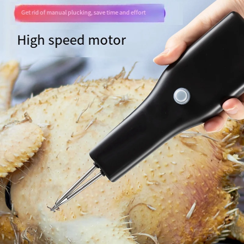 Charging Poultry Electric Hair Plucking Device Feather Removal Machine Chicken Duck Goose Automatic Epilator EU Plug