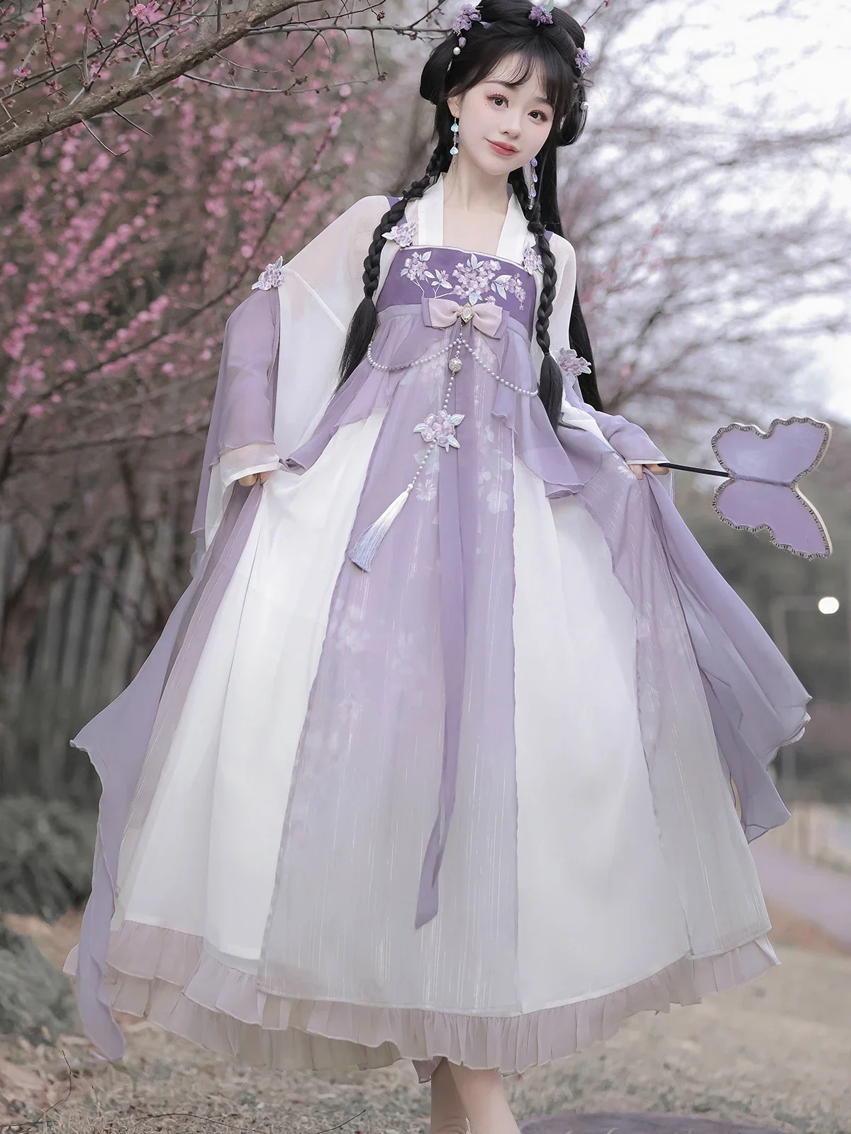 중국 스타일 한 요소 원피스 데일리 걸 개량 한푸 서스펜더 스커트, 용수철 여름 퍼포먼스 웨어, 사진 촬영, 신상