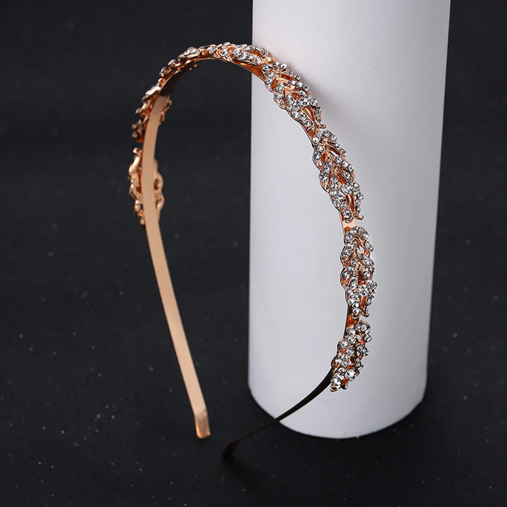 

Rhinestone Headband Women Shiny Glitter Hair Accessories Girls Sparkling Rhinestones Lightweight Comfortable Weddings Parties