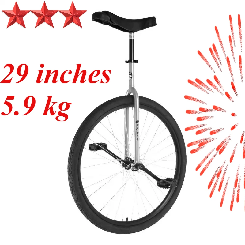 

29-дюймовая тележка для одноколесного велосипеда весом 5,9 кг только с одним колесом