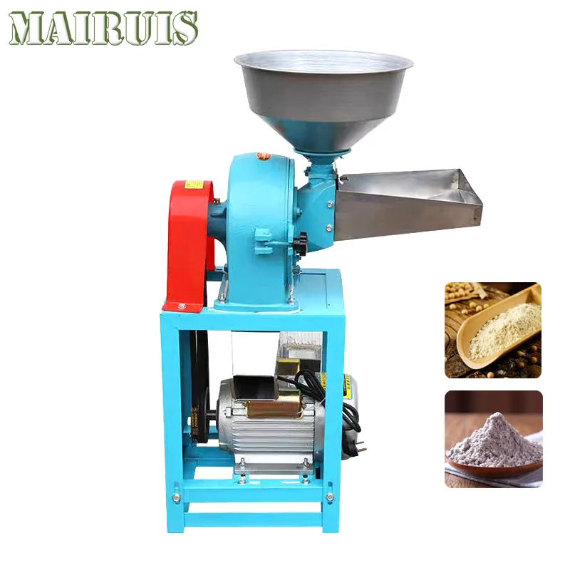 Grinder Turbo Mill Commercial Corn Soya Beans Feed Milling Machine Grinding Powder Ultra-Fine Stainless Steel Grain Crusher