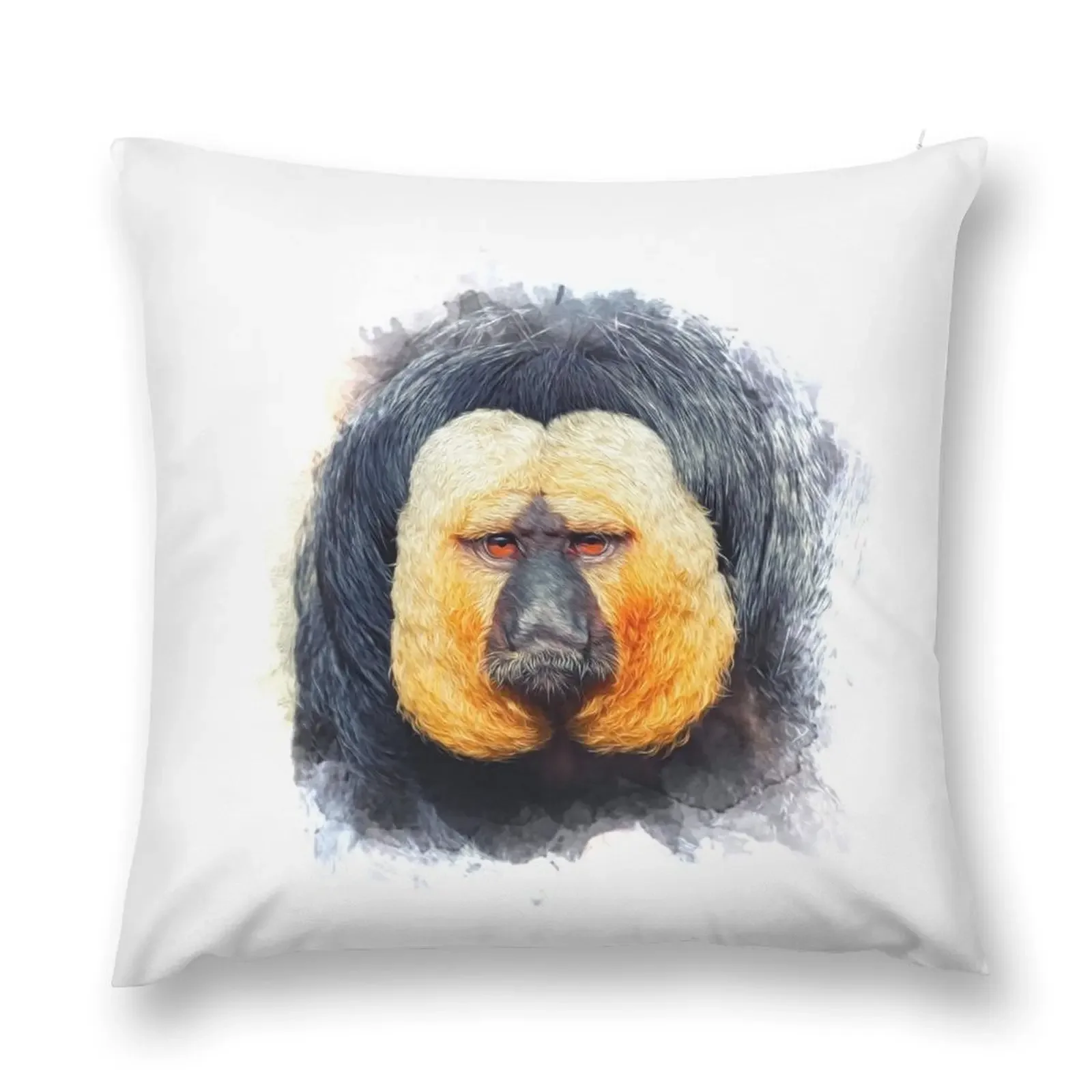 White-faced saki monkey Throw Pillow pillow cover luxury Cushion Cover Set pillow