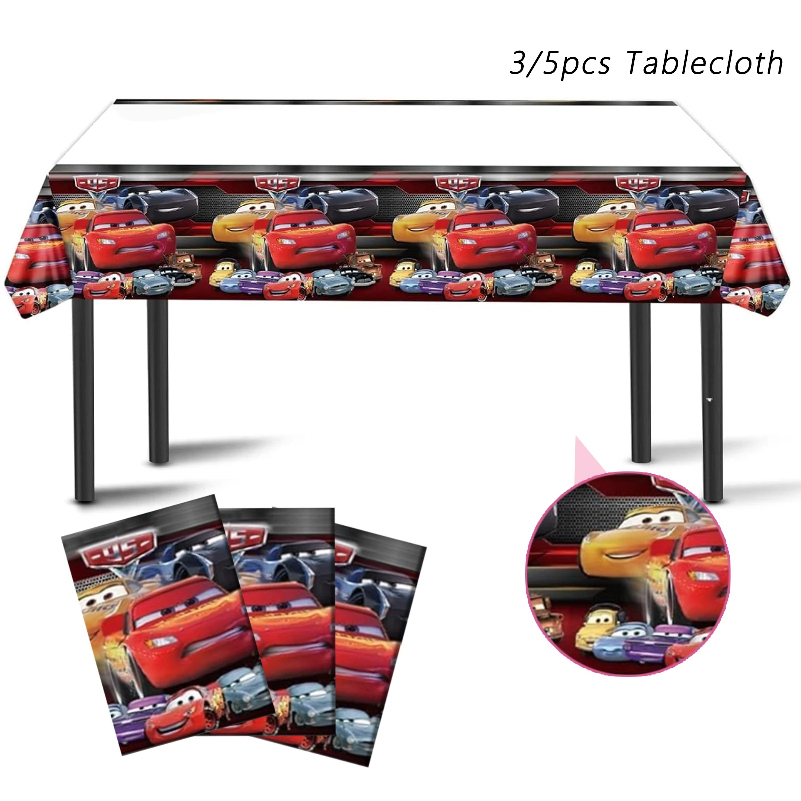 Lightning McQueen Tablecloth: The Ultimate Choice for Your Child's Pixar-Themed Birthday Celebration