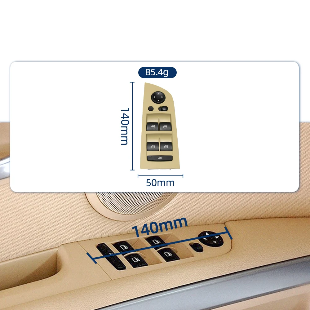 

61319217329 для BMW 3 серии E90 E91 2010-2013, автомобильный стеклоподъемник, электрический переключатель управления, автомобильные аксессуары