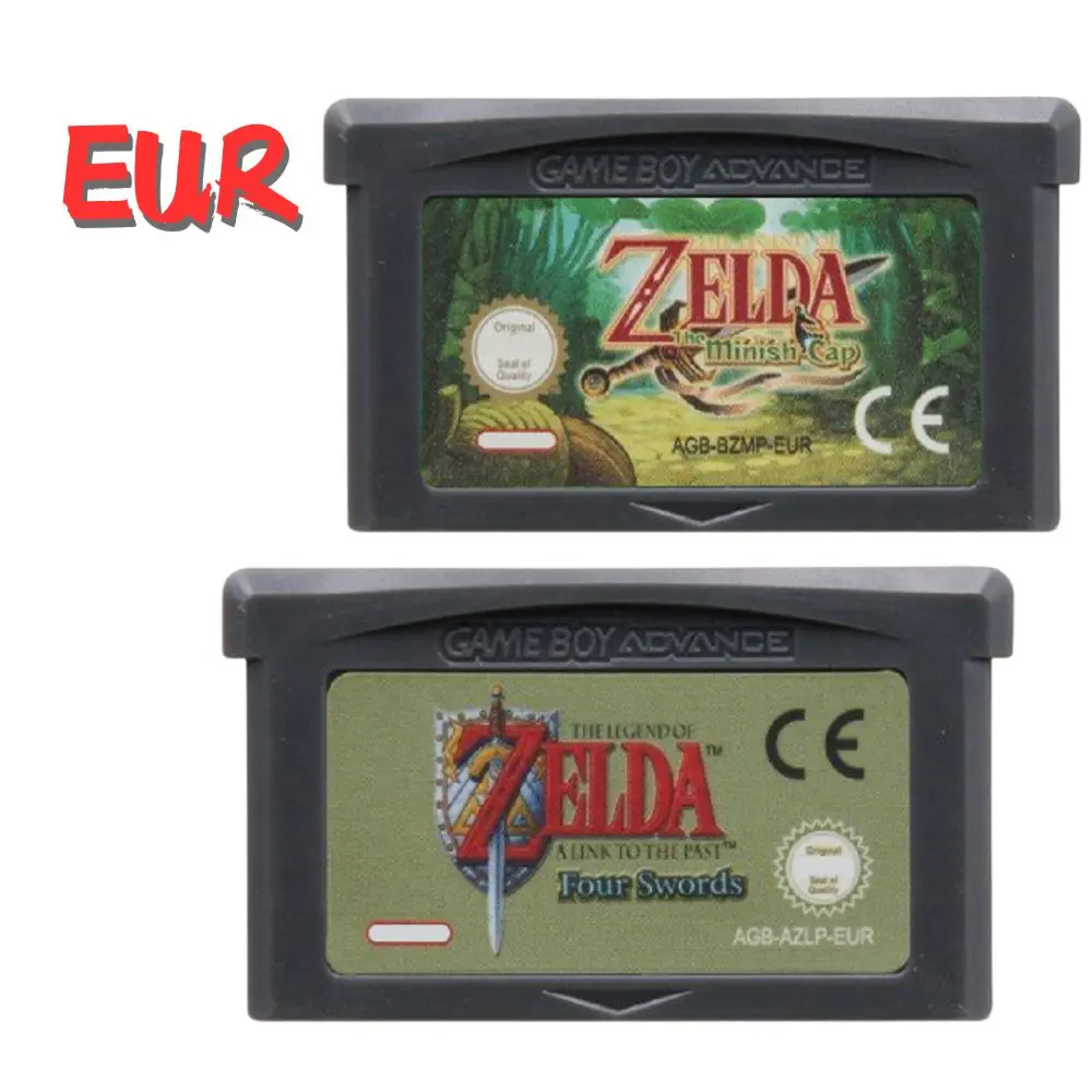 GBA Game Cartridge 32 Bit Video Game Console Four Swords Game Card Link To The Past Awakening DX Minish Cap Oracle of Seasons image 3