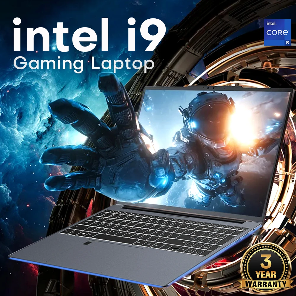 كمبيوتر محمول للألعاب Xiaman مقاس 15.6 بوصة Intel Core i9 10980HK Windows 11 Pro Gamer PC 16GB RAM 1TB SSD IPS أجهزة الكمبيوتر المحمولة للكمبيوتر المحمول