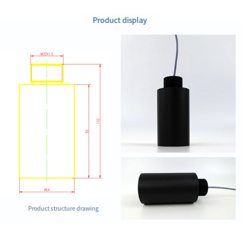 Underwater Communication Obstacle Avoidance Sonar Underwater Acoustic Transducer Ultrasonic Distance Measure Sensors Probe