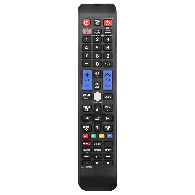 Controle remoto universal para samsung smart tv, lcd, led, hdtv, 3d