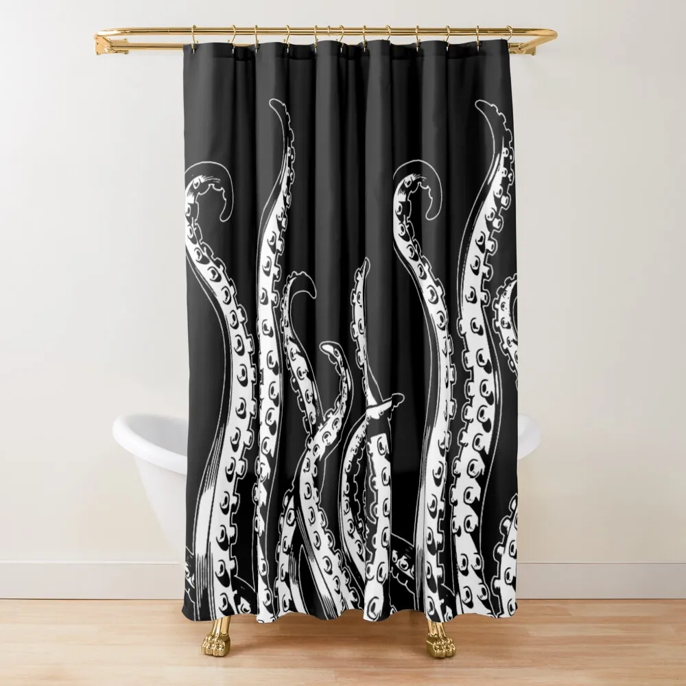 

Tentacles Shower Curtain Window Bathroom Accessorys Waterproof Shower Luxury Bathroom Shower Curtain