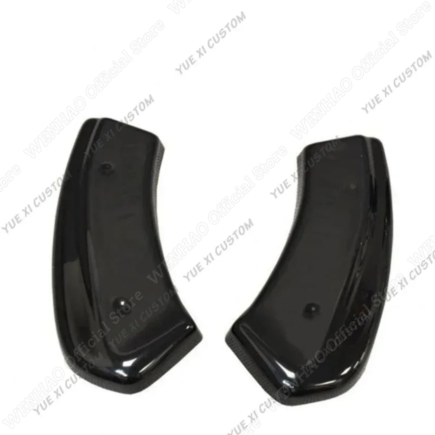 Maxton Style Glossy Black Car Rear Bumper Side Splitters For VW Golf Mk7 Golf 7 GTI 2012-2020 Rear Side Corner Apron Bodykits view 6