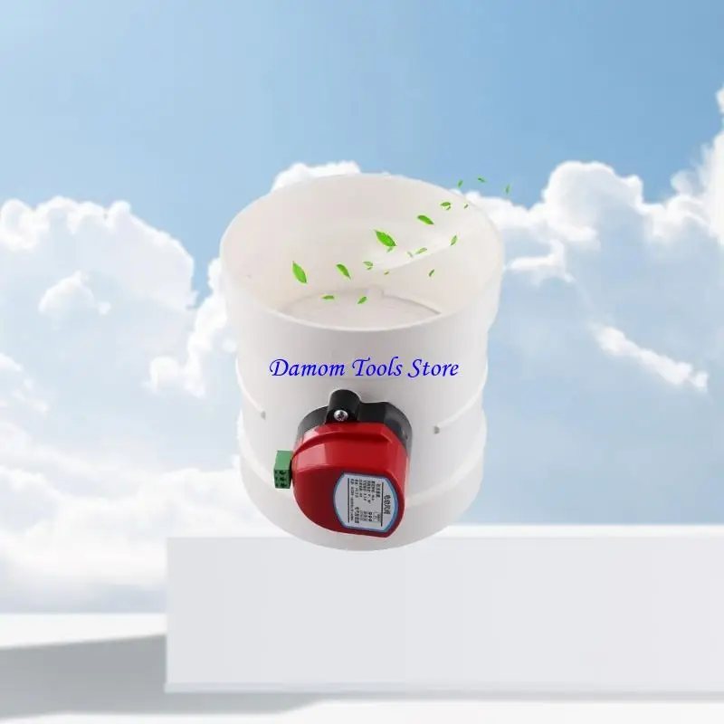 

57be Моторизованный HVAC Демппер воздухопрокат Длина протока Внутренний диаметр 75/110/160 мм