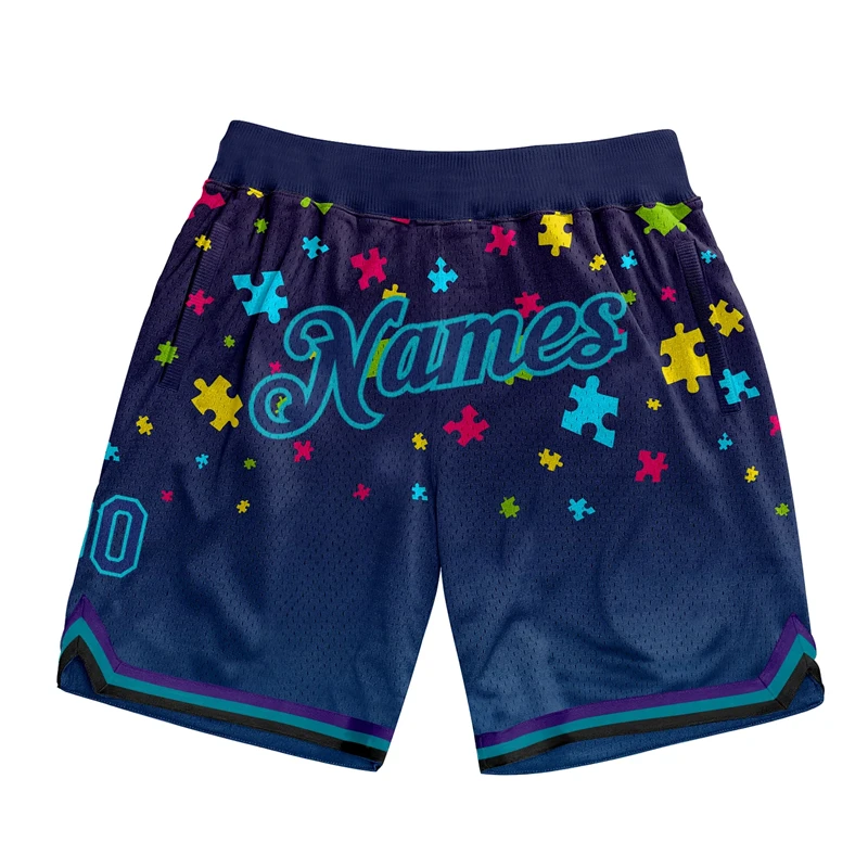 Simple Graphic 3D Printed Basketball Shorts Mens Custom Name Number Competition Short Pants Fashion Oversized Sports Swim Trunks
