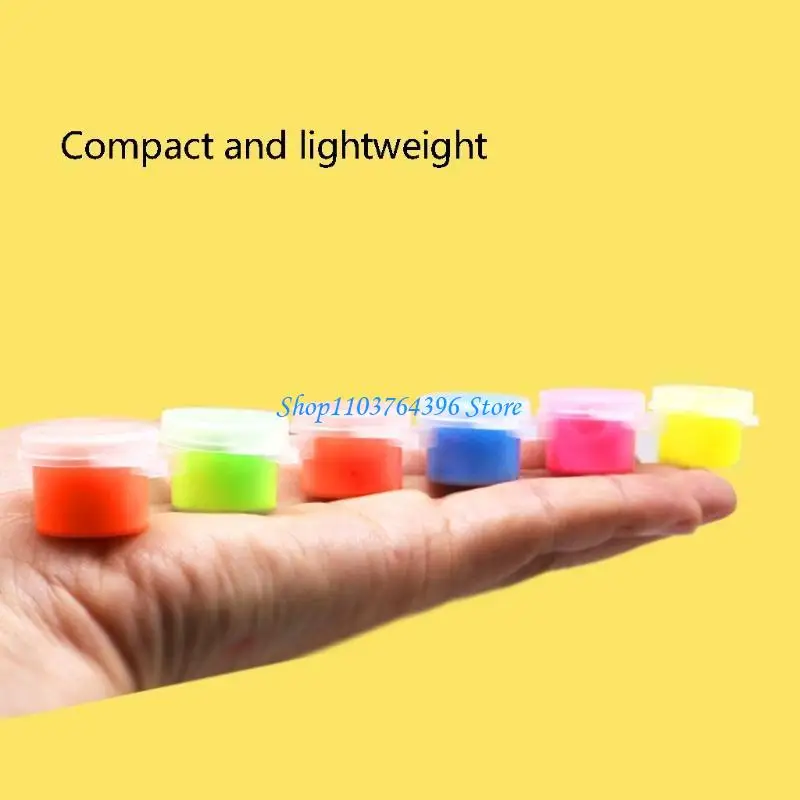 طلاء مضيء ملون DIY طلاء سائل يدوم طويلاً كهدية للأعمال الفنية