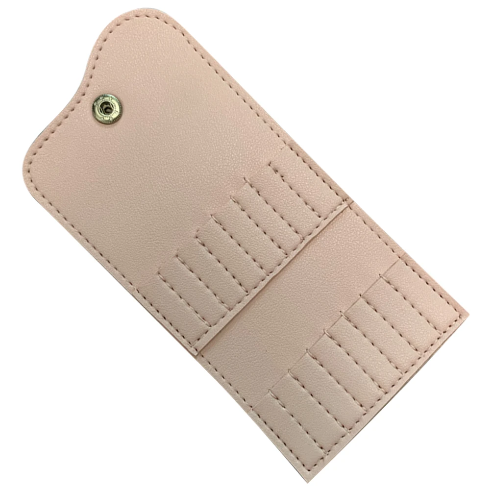 

Nail Drill Bits Holder Bag 16 Holes Thickened PVC Compact Storage for Professional Manicure Tools Easy Carry Lightweight