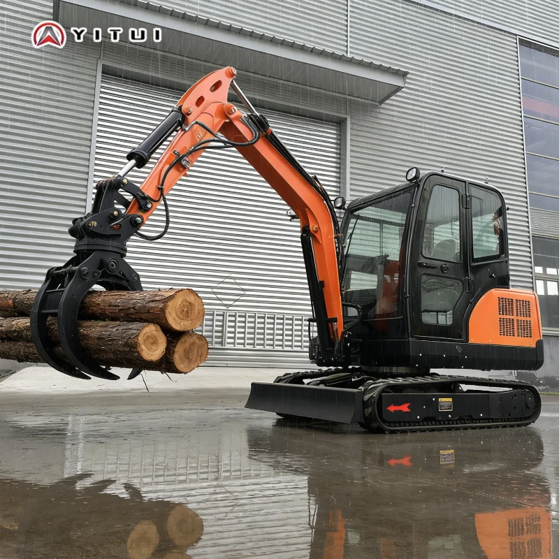 

New Multi-Function Mini Excavator 6.5 Ton Euro 5 Kubota Engine Compact Digger For Farm & Small Engineering Customized