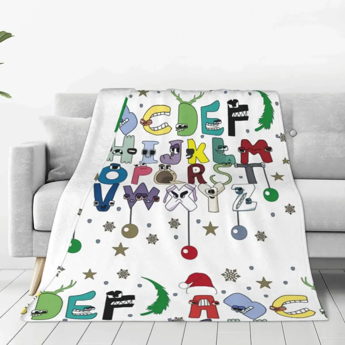 Game Alphabet Lore Letter Games Merchandise Blanket All Season Sofa Christmas Letters Throw Blankets Ultra-Soft for Couch Throws