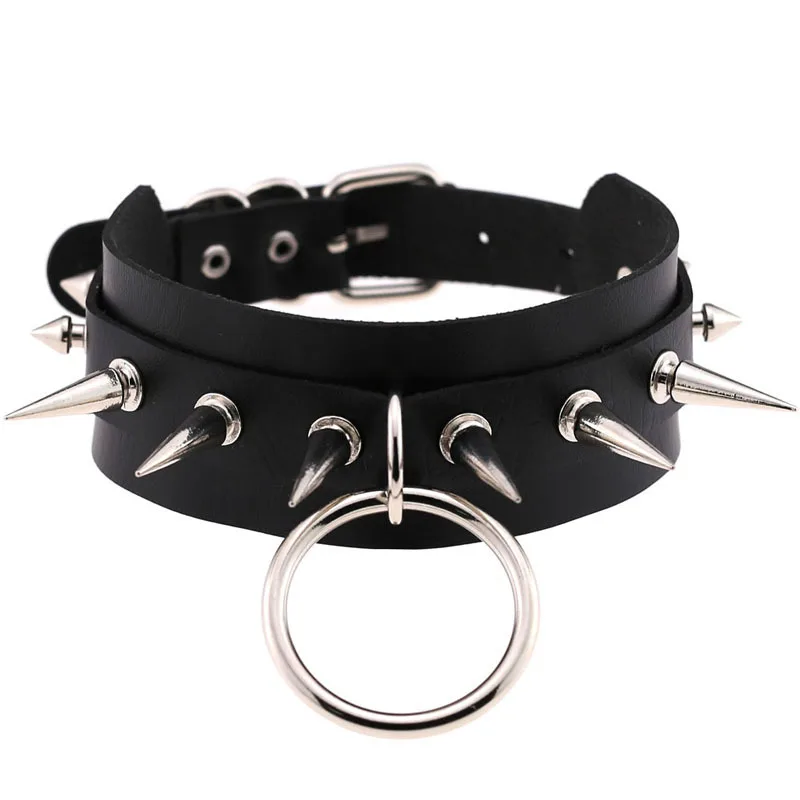 Bdsm PU Leather Chocker Bandage Collar Necklace Restraints Slave SM Flirting Adult Games Sexy Punk Goth Choker Harness Sex Toys