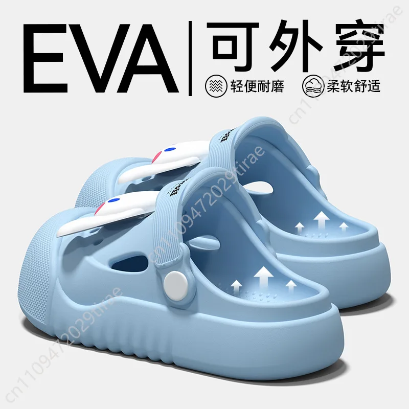 Sanrio Slippers Home Slippers Hello Kitty Kuromi My Melody Cinnamoroll Pompompurin Men Women Beach Pool Sandals Summer Slipper view 2