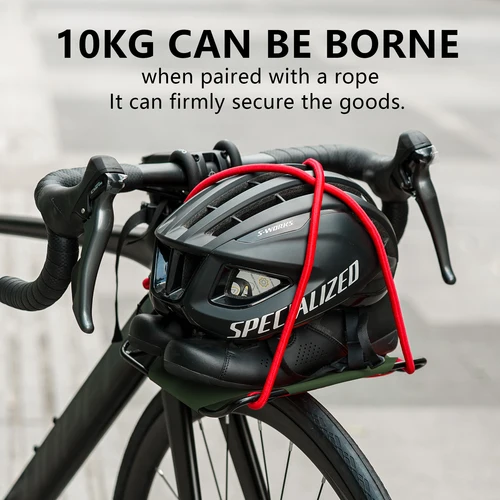 Imagen 2 del producto OFFBONGAGE-portaequipajes delantero para bicicleta, bolsa de alforjas, soporte para estante de equipaje, maletero, estante para ciclismo de montaña, capacidad de carga de 10kg