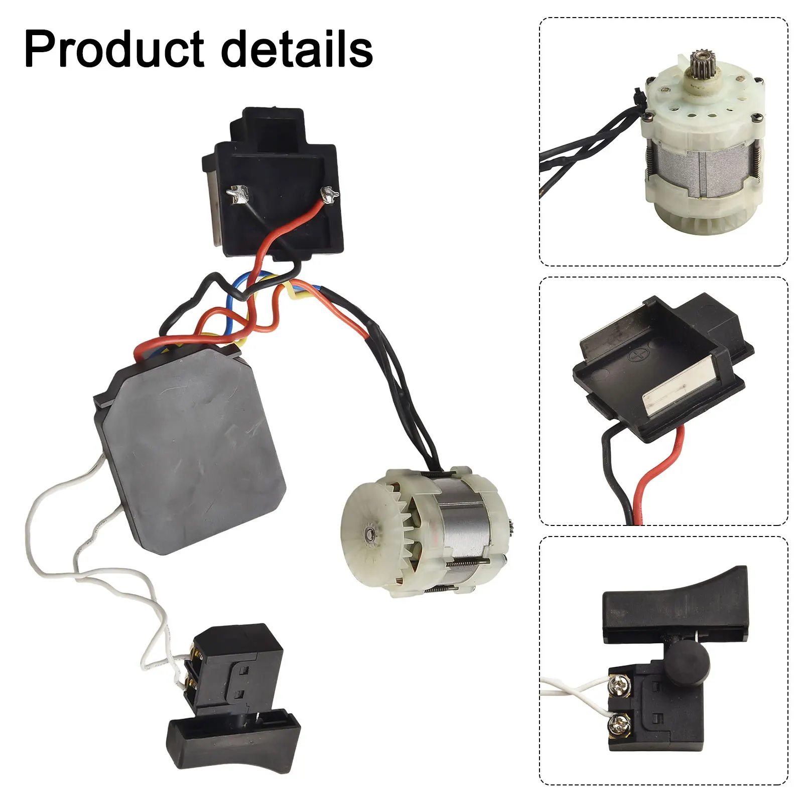 Brushless Motor Assembly Brushless Chain Saw Motor 14 Teeth Motor Control Panel Replacement Motor For Home Improvement