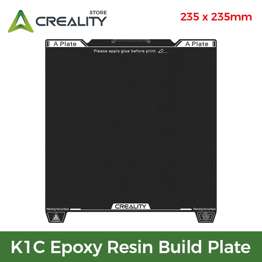 Creality K1C Epoxy Resin Build Plate 235 X 235mm High Strength and Wear Resistance Original for K1C/ K1 SE 3d Printer Accesoires