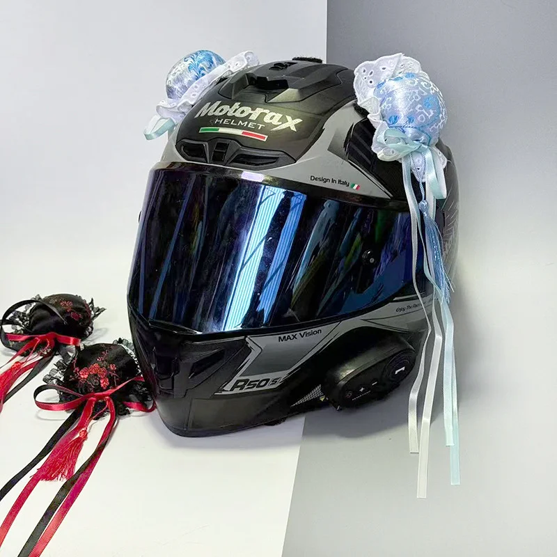 

Декоративный бантик-резинка для волос в китайском стиле для женских лыжных шлемов, универсальный, милый, в форме пучка волос («мучный пучок»)