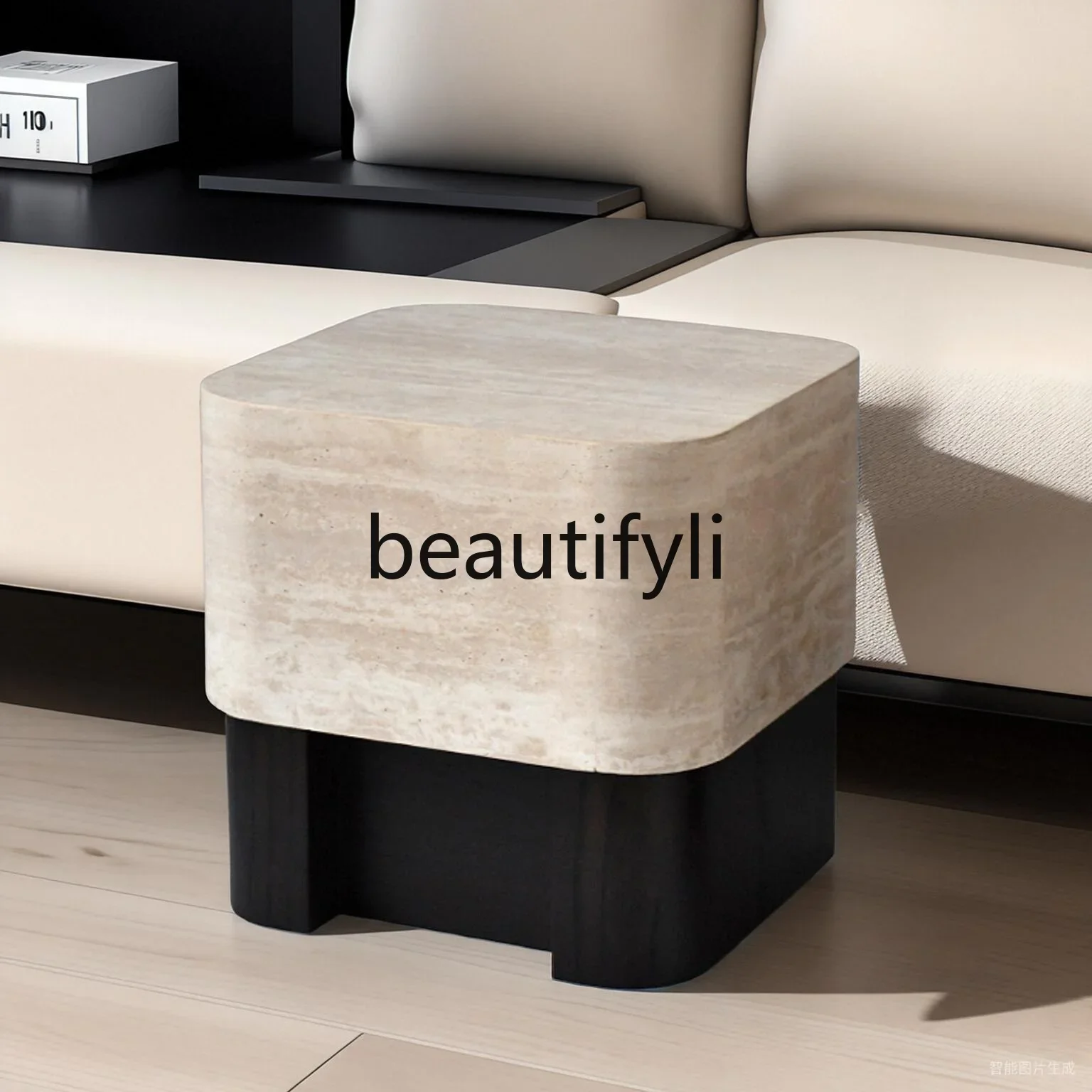 

11zMedieval solid wood cave stone edge a few living room creative sofa corner a few cream style designer light luxury