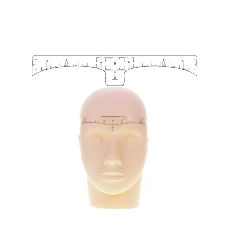 10/50/100pcs Eyebrow Ruler Sticker Tattoo Shape Tool Adhesive Microblading Guide Makeup Measurement Stencil Template Makeup Tool