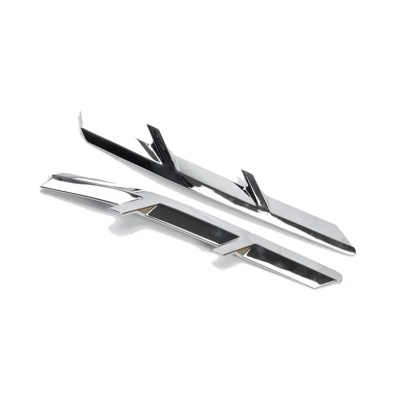 

Excellent-Side Fender Air Vent Cover Trim Shark Gills Side Vent Sticker For Corvette C7 2014-2019