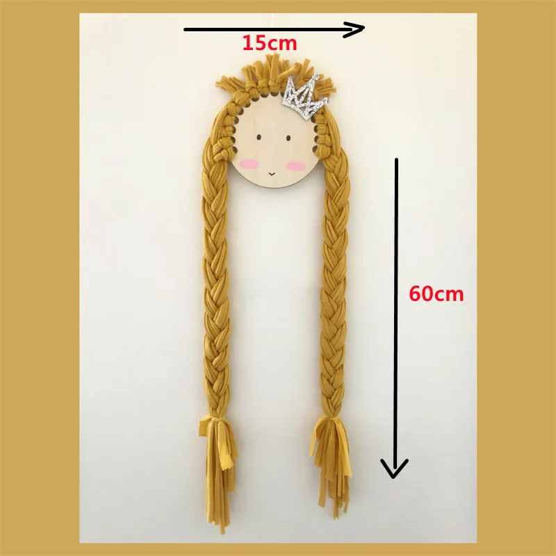 New Rainbow Hair Clips Storage Organizer Unicorn Girl Wall Hanging Decor Hair Bow Holder For Baby Room Decor Hair Accessories