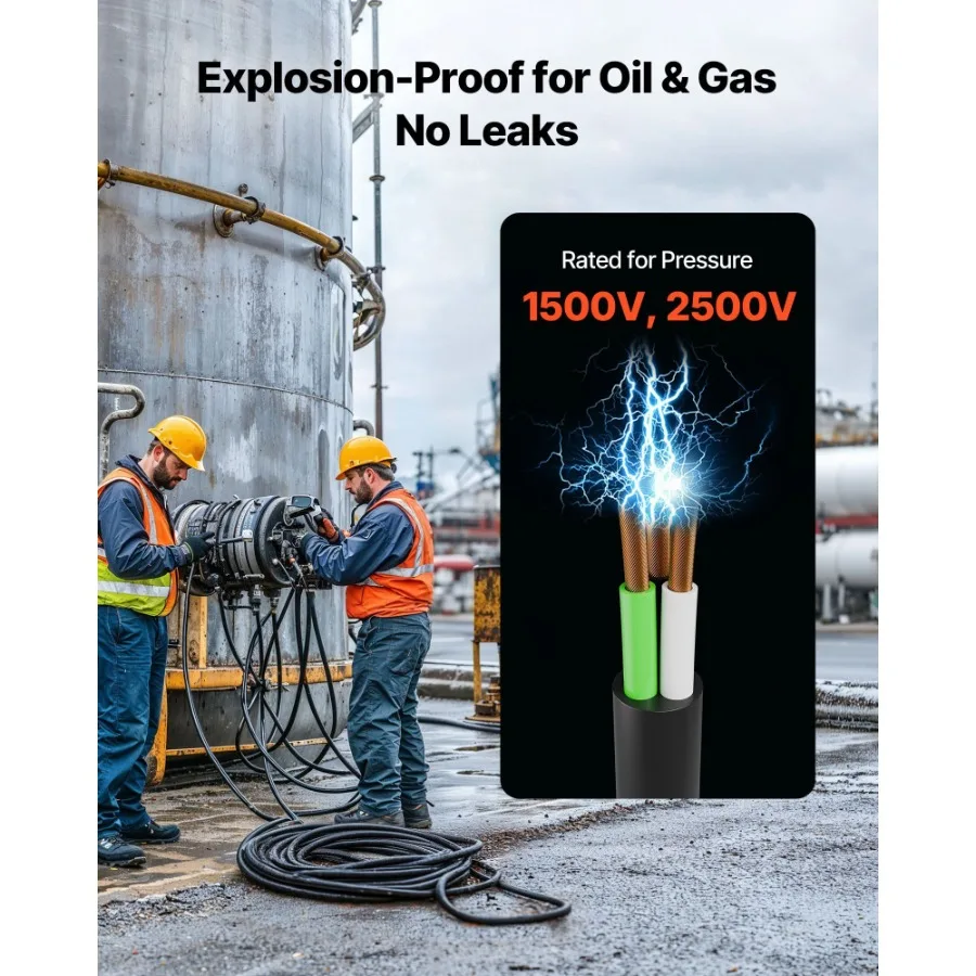 Cavo di alimentazione elettrico premium da 25 piedi 6AWG Cavo di prolunga per esterni Filo di rame