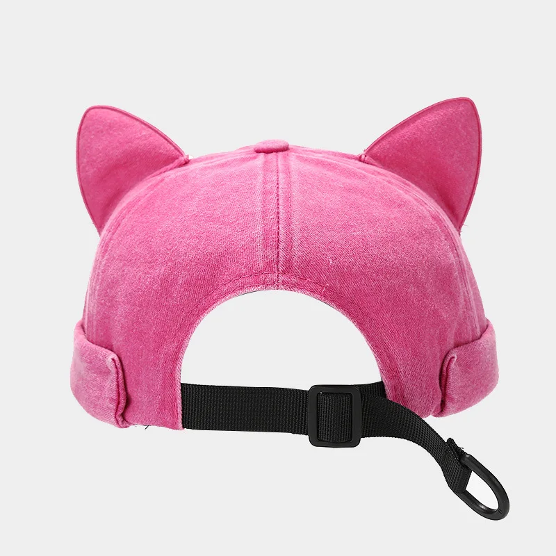 Novelty Creative Cute Cat Ears Beret Landlord No Eaves Hip Hop Baseball Hat Men Women Summer Autumn Internet Celebrity