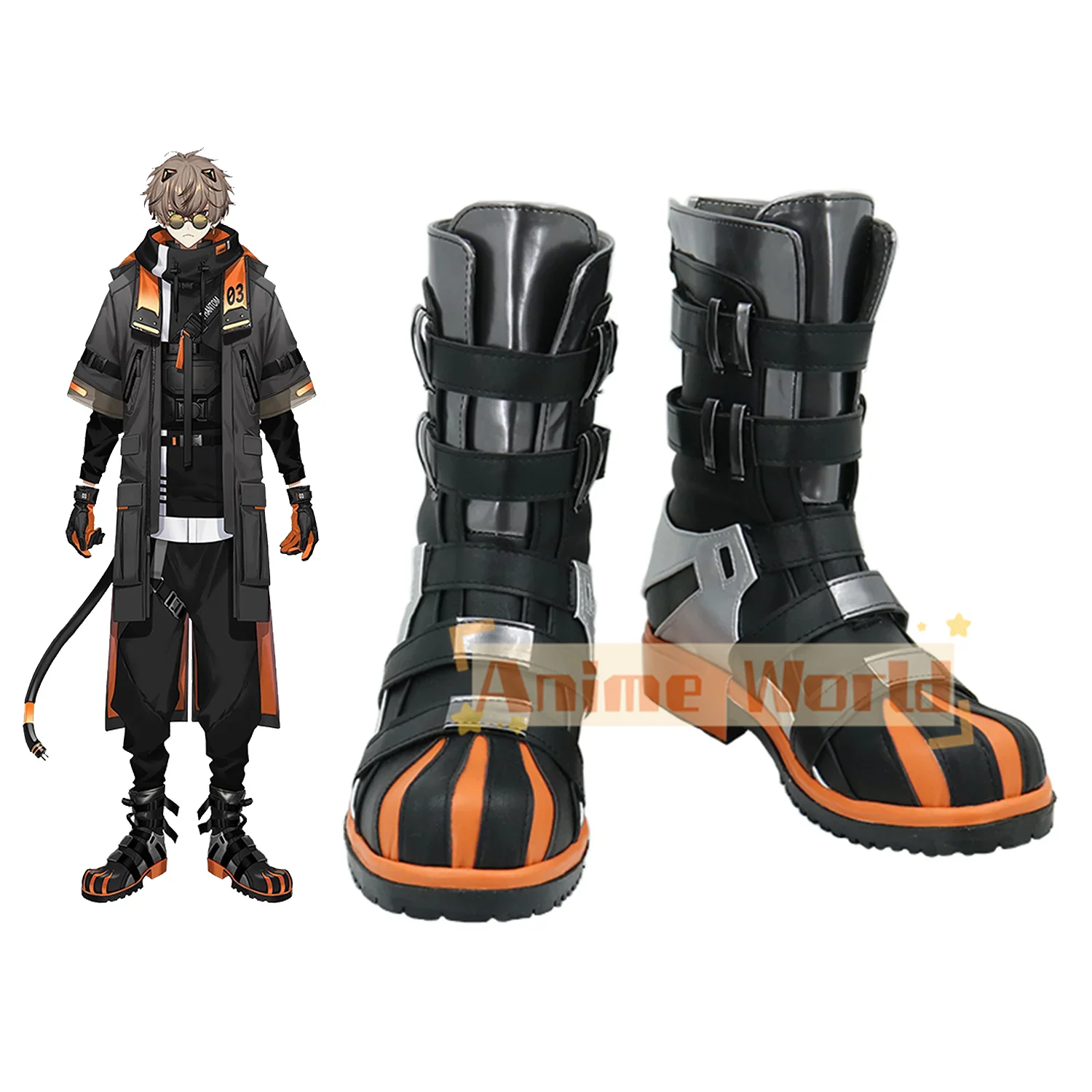 

Virtual YouTuber Noctyx Alban Knox Cosplay Shoes Halloween Carnival Boots Custom Made