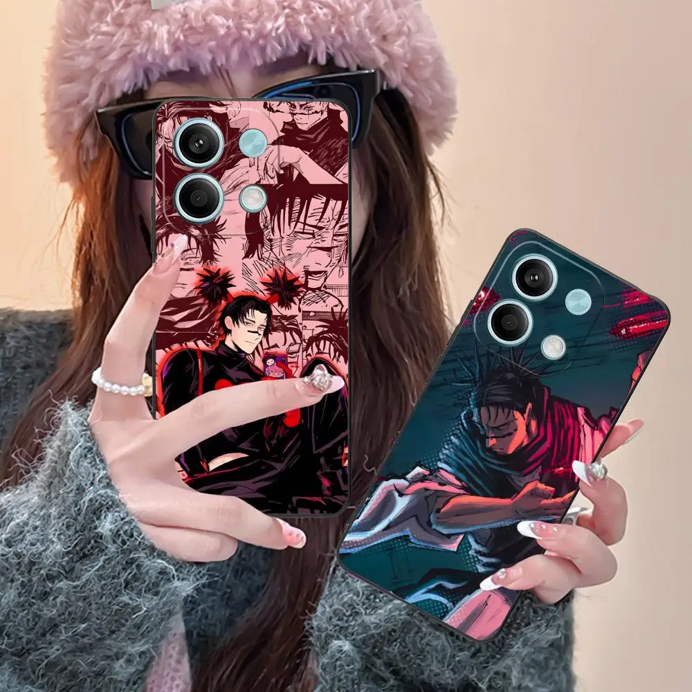 Jujutsu Kaisen Choso Mobile Phone Case for Xiaomi Redmi Note 14 13 12 11 A5 3 2 1 Pro Plus 4G 5G Colour Protective Cover Luxury
