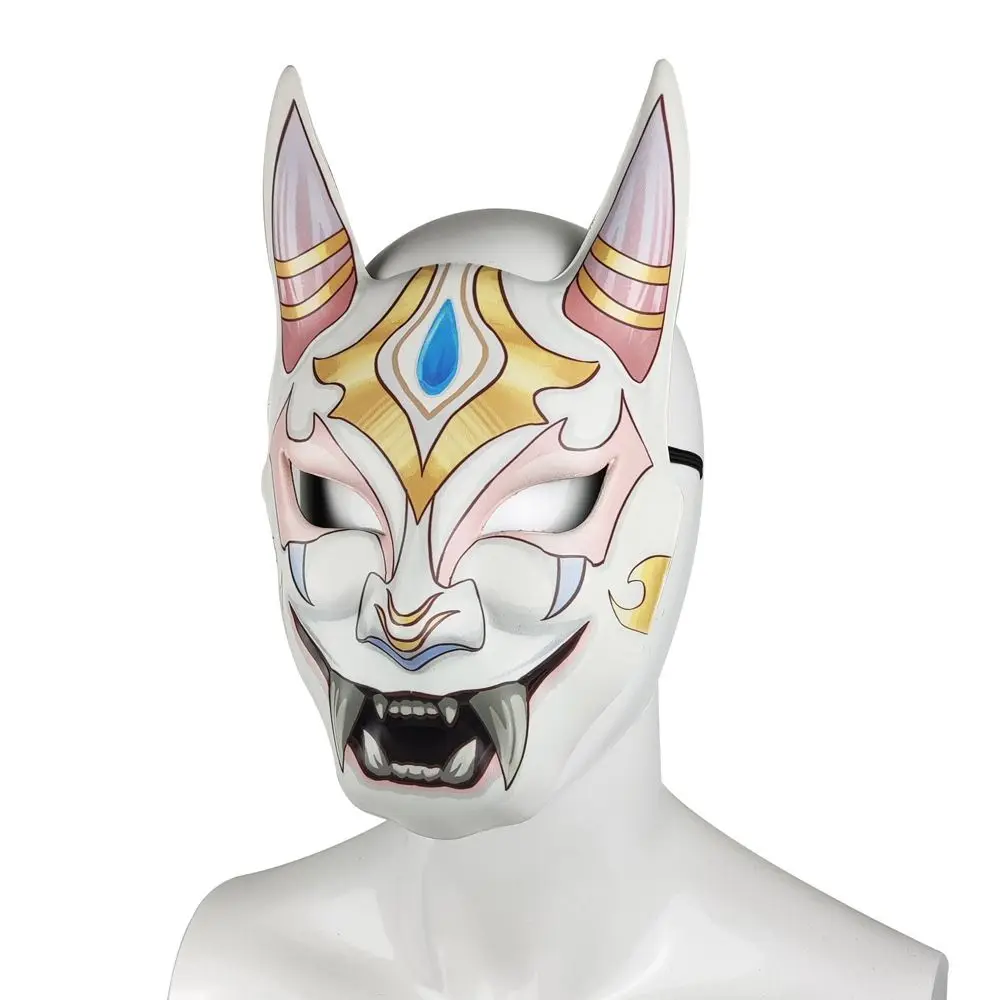 Puntelli Maschera Maschere di Halloween Hannya Maschera integrale Fantasma Fantasma Hannya Maschera PU Halloween Halloween Masquerade Cospaly