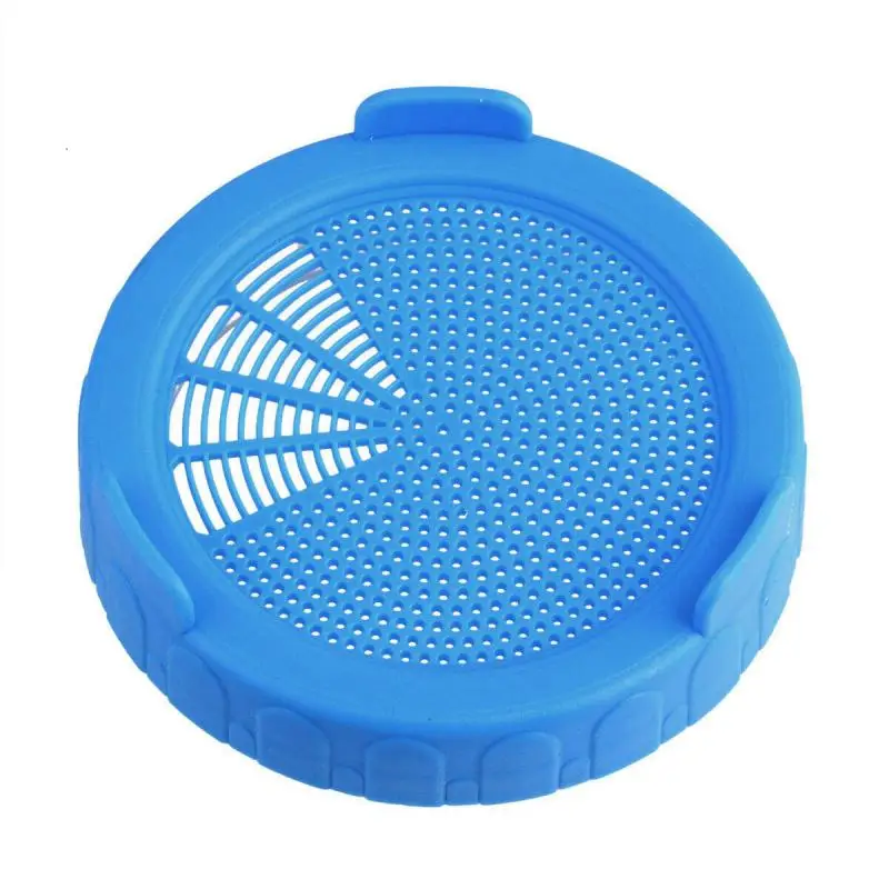 86mm Bean Seed Screen Plastic Sprouting Strainer Lids Covers Cap For Wide Mason Jar Household Garden Tools Hot Sale