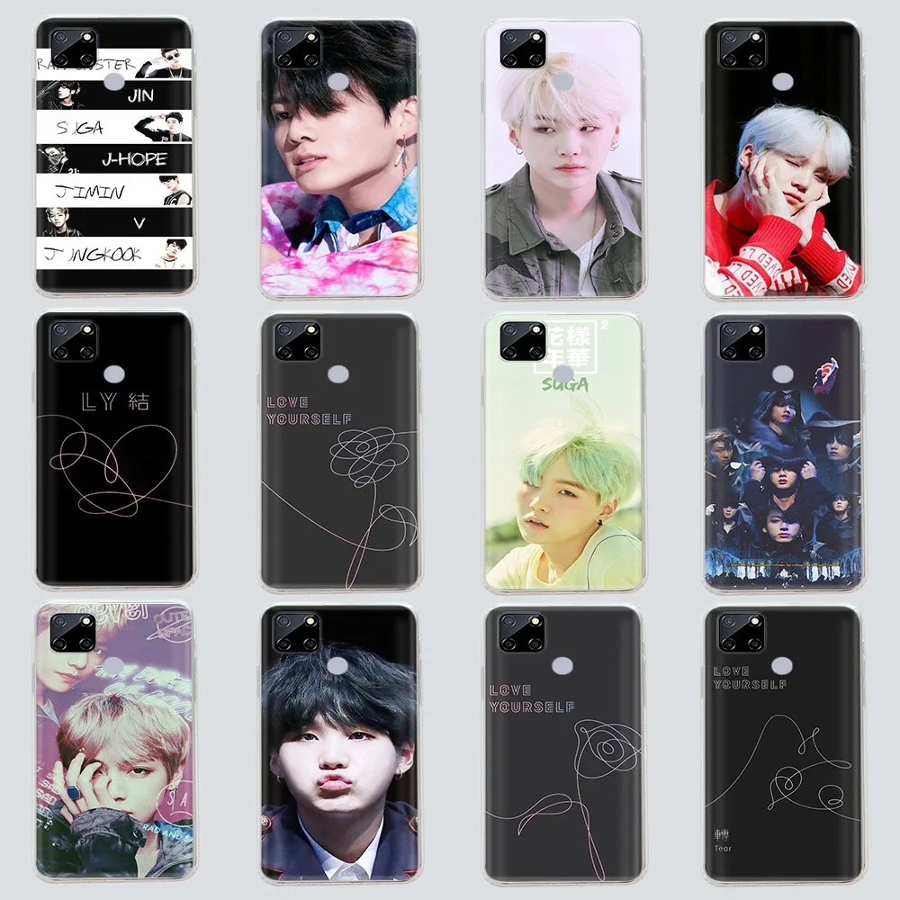 Case for LG K61 K71 K52 K42 K92 K62 Q61 Q52 Q60 V60 G8 G8x ThinQ VELVET Stylo 6 V40 V50 Max Cover Korean Stars Love Yourself