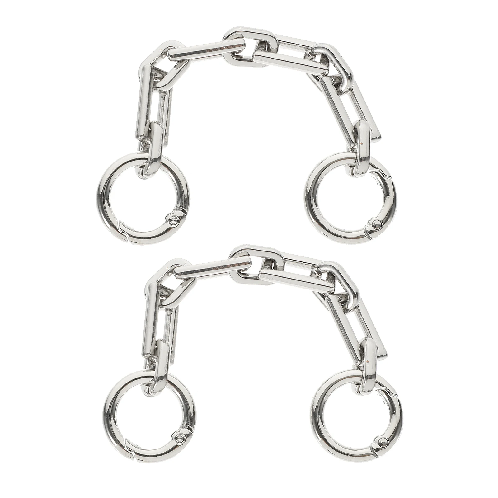 

2Pcs Purse Chain Extender for Women Stylish Alloy Bag Strap Extension Adjustable Length Handbag DIY Decoration Bag Accessories