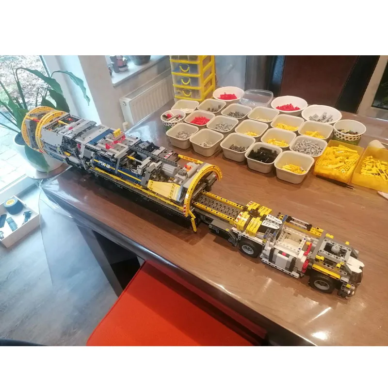 

MOC-123850 Новый классический электрический расточный станок для туннелей, модель строительного блока • 3331, детали, детская игрушка на день рождения для мальчиков