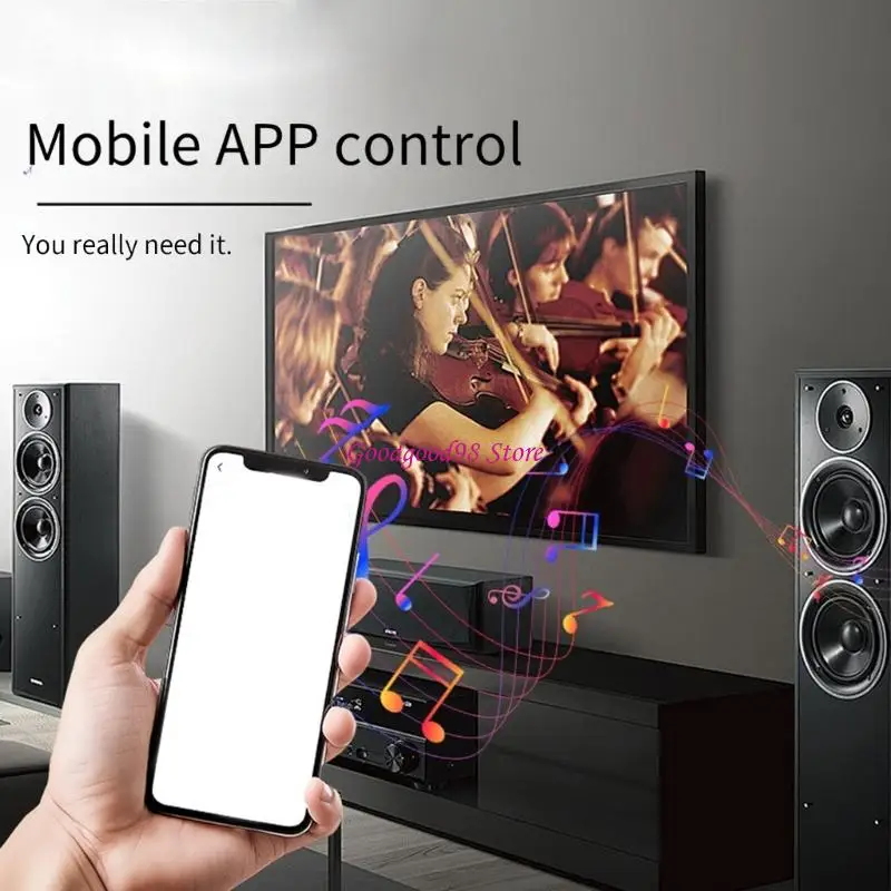 

Bluetooth-совместимая беспроводная приемная плата, декодирование без потерь, 24 бит, 48 кГц, плата усилителя, плата управление