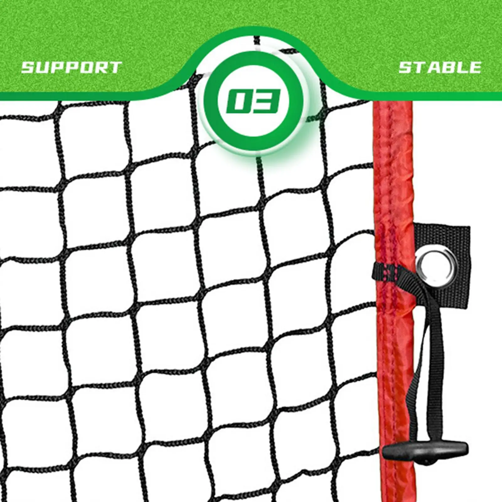 

Сетка-отбойник для тренировок по бейсболу и софтболу, сверхпрочная, из полиэстера Оксфорд, для отработки подач на поле