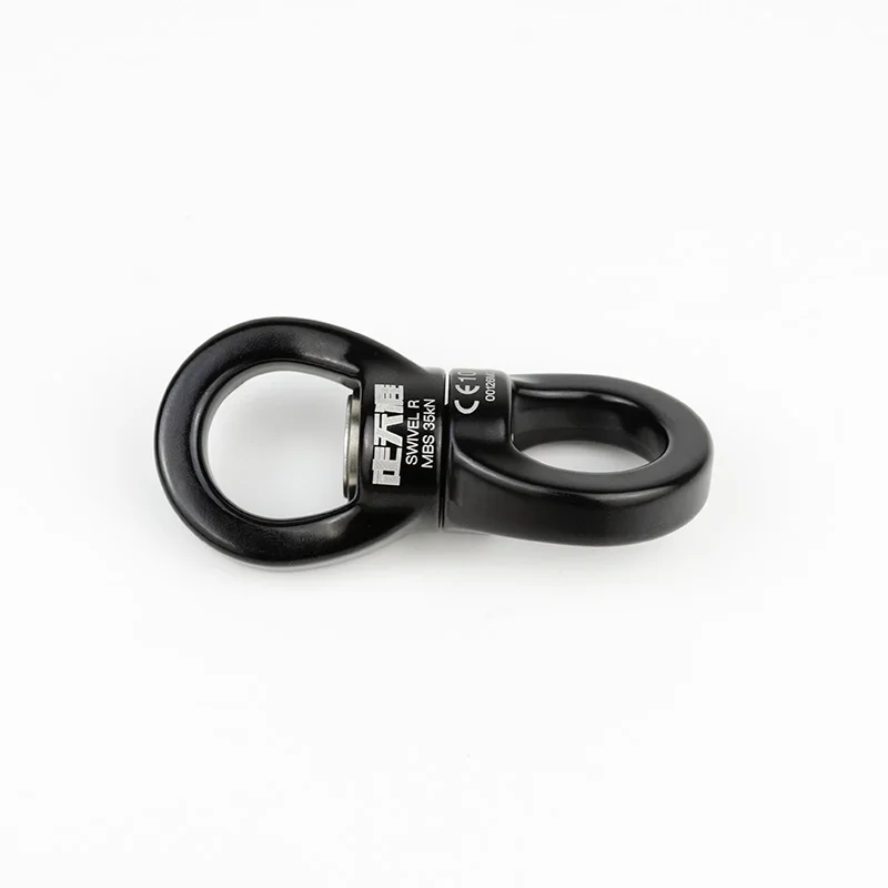 Climbing Universal Swivel Spinner 30KN Yoga Swing Swivel 360 Rotator Oval Shaped Swivel view 5