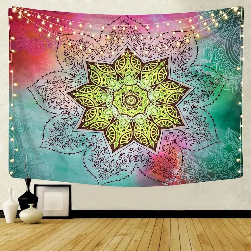 VIKAMA Mandala Dreamcatcher Tapestry Wall Hanging, 6 Assorted Designs, Wall Art Decor for Bedroom Living Room