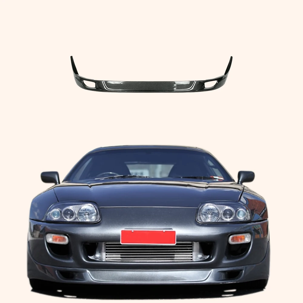 

For Toyota 93-98 Supra MK4 A80 2 Door TR-Style Carbon Fiber Front Bumper Lip