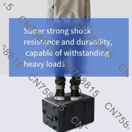 New polyethylene plastic U-box, digital power amplifier, receiver, wireless microphone, microphone storage, portable air case