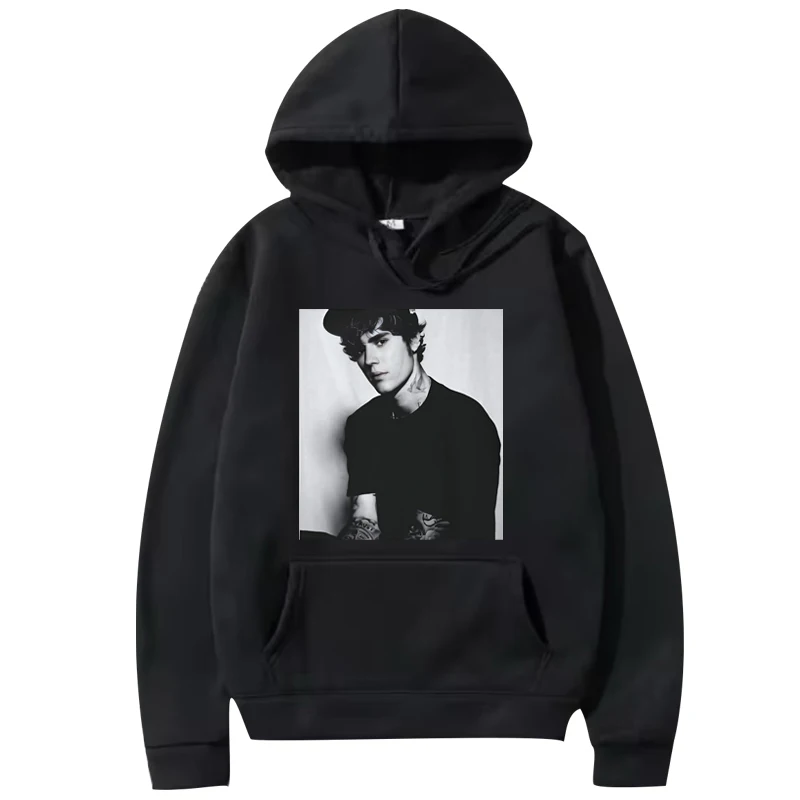 

Justin Bieber classic fashion graphic hoodie 2025 men women vintage Long sleeve funny streetwear print oversized hoodie unisex