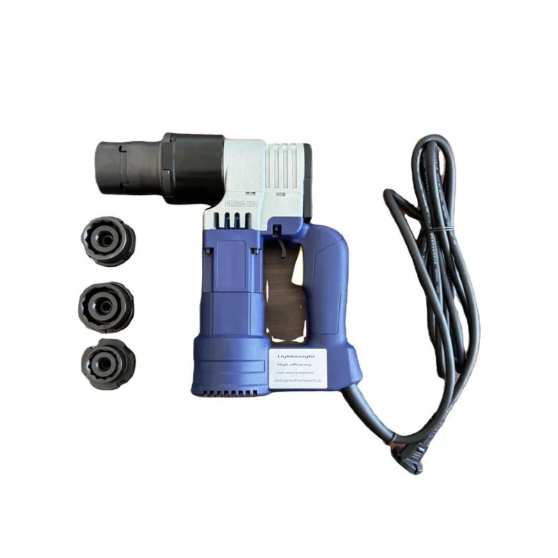 Industrial Electric Shear Wrench 220V M20 Tension Control Bolt 733N.m Max Torque 1 in Drive